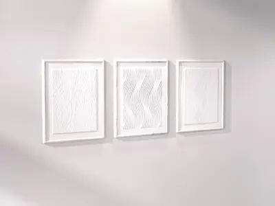 Craft painting frame Free 3D model