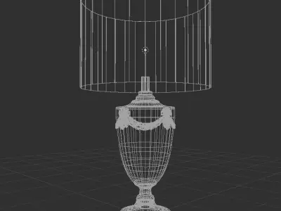 Luxury Table Lamp 3D Model 3D model