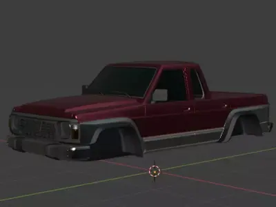 Nissan Patrol A-traktor 3D model