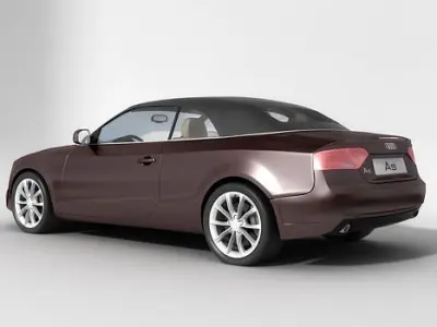 Audi Cabrio 2014 3D model