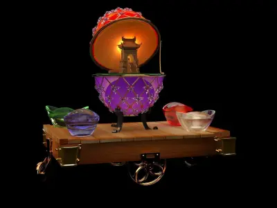 Faberge egg   Low-poly 3D model