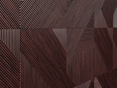 Emmemobili STRIPES BOISERIE panels 3D model