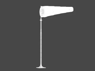Athletics Wind Indicator 3D model