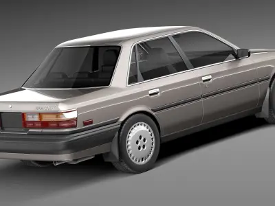 Toyota Camry 1987-1991 3D model