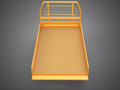 TAILGATE DROP SIDE LOAD BED BODY REAR GATE DOOR PICKUP TRUCK CAR 3D model