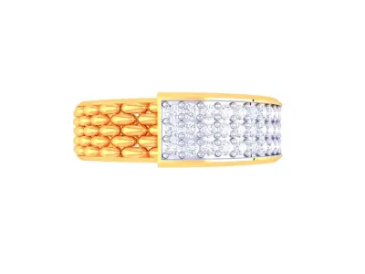 Mens gemstone diamond men Ring with details images 34 3D print model