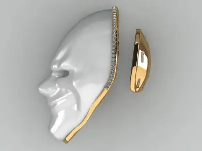 mask for face 3d model 3D print model