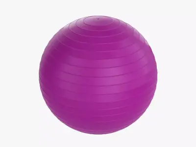 Fitness exercise ball 3D model