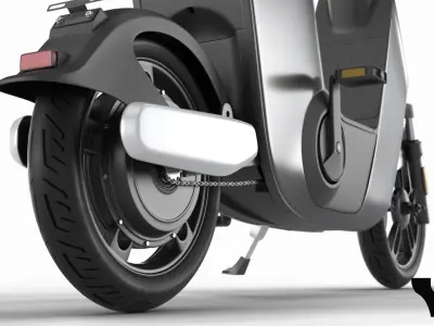 Scooter Yadea v7 3d model 3D model