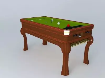 Rex billiard table Free 3D model