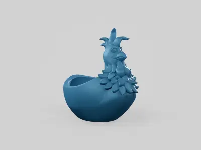 Chicken Plate - STL 3D print model