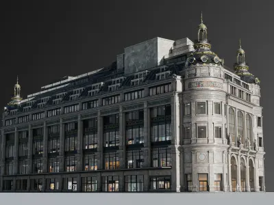 Grand Arcade Printemps Shopping center 3D model