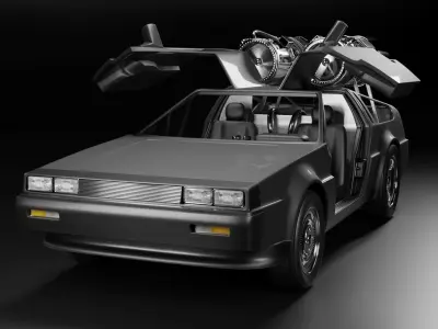Delorian Rocket 3D model