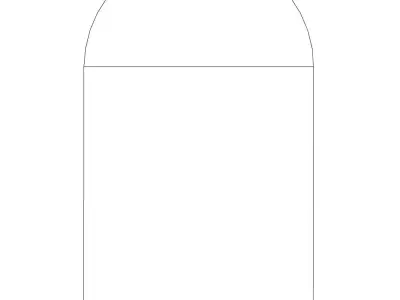 3D Printable NOS bottle hi-poly 3D print model