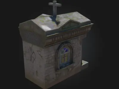 Mausoleum Mystery  A Tomb Shrouded in Secrets 3D model