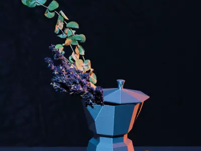 Moka pot Free 3D print model