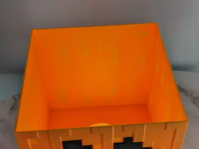 3d printed Minecraft Pumpkin for halloween 3D print model