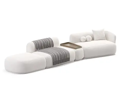 Rene Sofa by Meridiani 02 3D model