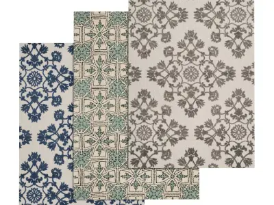 Rug Set 2407 3D model