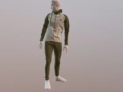 Mens sports suit 3D model