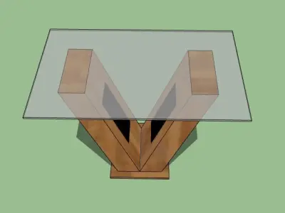 Dining table Free 3D model buy