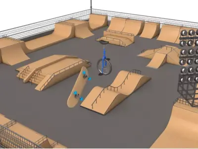 Skate Park 3D model