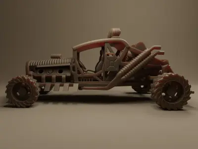 Mad max buggy car 3D print model