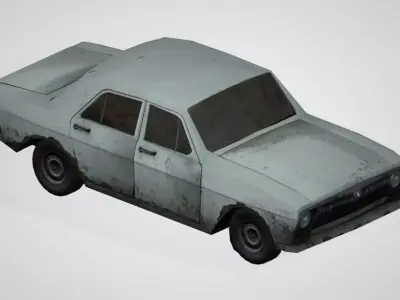 Lowpoly Car 05 Low-poly 3D model