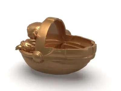 Grogu The Child Pen Phone Holder STL File 3D print model