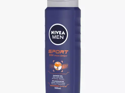 NIVEA MEN Sport 24h 500 ml 3D model