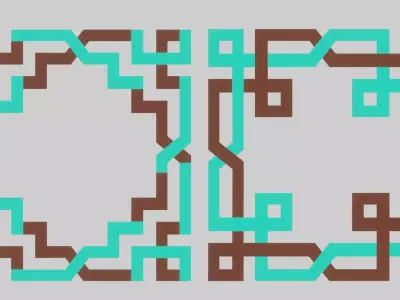 optical illusion decoration puzzle Free low-poly 3D model