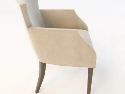 Bolier Modern Luxury Dining Chair 90016 3D model