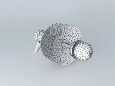 Phaser dumbbell Free 3D model