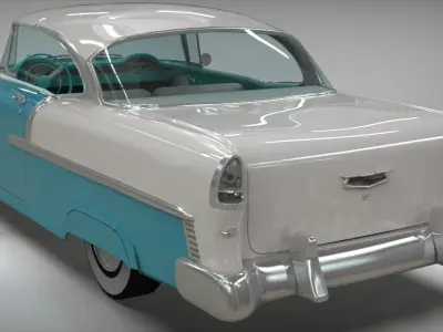 Chevy Belair Coupe 1955 3D model