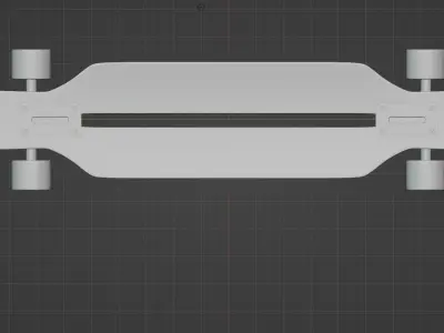 Long Board Free 3D model