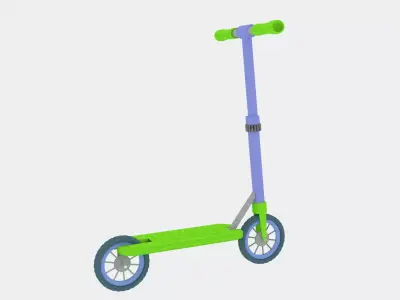 Scooter 3D model by nina-amosova1
