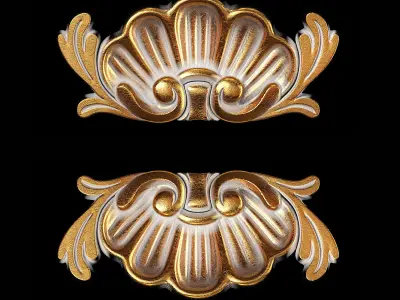 Classic carved 059 3D model
