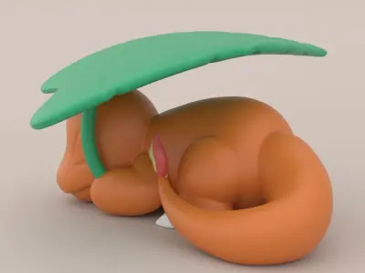 Abandoned Charmander - Pokemon 3D Print Model 3D print model