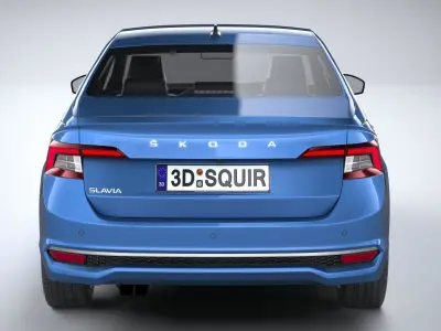 Skoda Slavia 2021 3D model