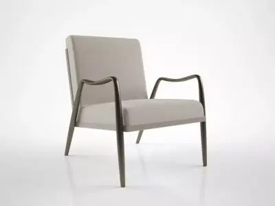 Holly Hunt Armora lounge chair 3D model