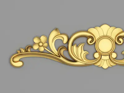 Classic Carved 016 3D model purchase
