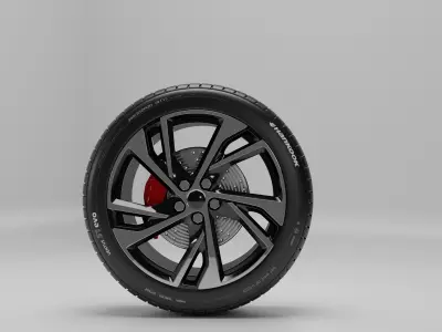 High quality Realistic tyre 3D model