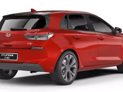 Hyundai i30 2019 3D model