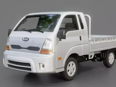 Kia Bongo k2700 Cabover Pickup Truck 3D model