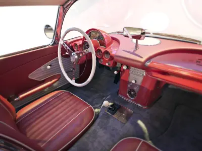 Chevrolet Corvette Coupe 1960   3D model