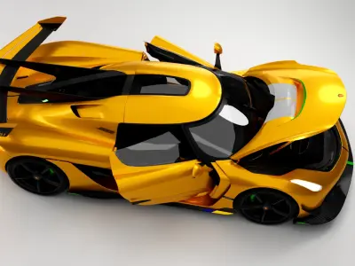 Koenigsegg Jesko 3D model