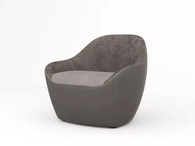 Bernhardt Becca Single Armchair 3D model