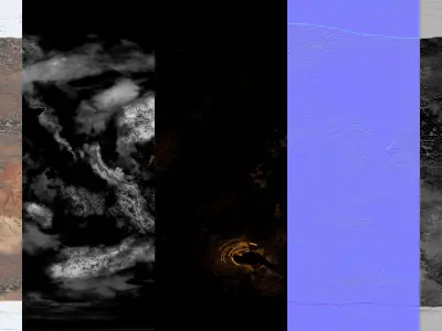 Desert Planet 01 Free 3D model