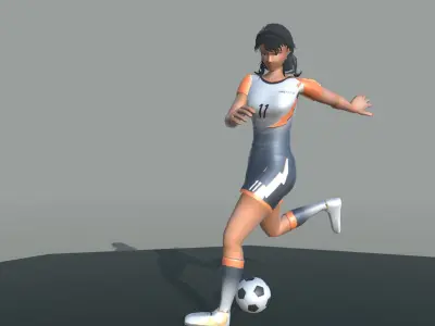Sports Avatars Rigged  3D model