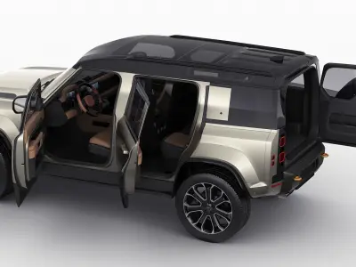 Land Rover Defender 110 OCTA 2025 3D model